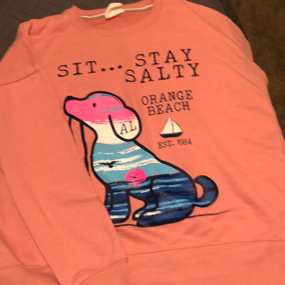beach sweatshirt